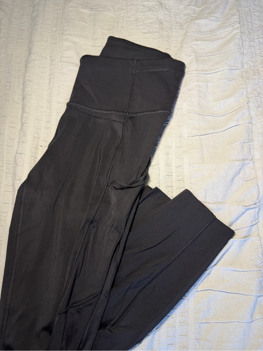 lululemon athletica Black High-Waist Leggings with Side Pocket
